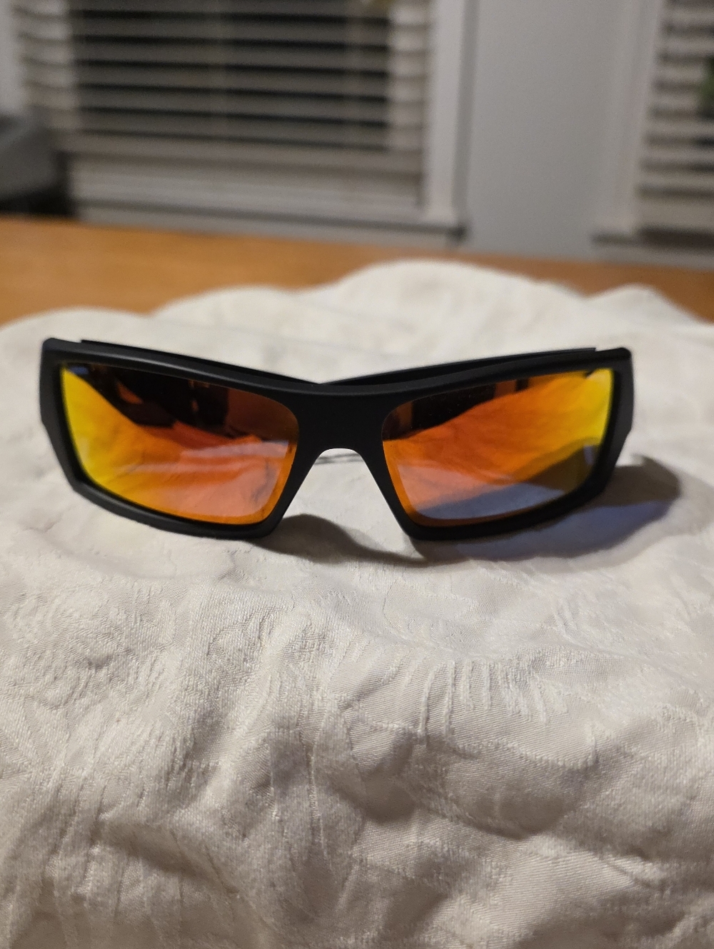 Oakley Gascan Sunglasses RARE Fire Iridium Lenses